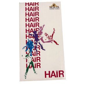 VHS Hair Movie Vintage 1979 MGM/UA Home Video Rated PG